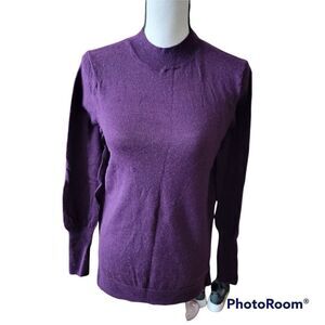Badgley Mischka 100% Merino Wool Sweater. Size M.